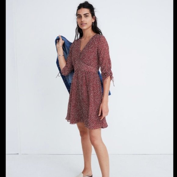 Madewell Dresses & Skirts - EUC Madewell Starviolet Mini Dress in Ditsy Flowers